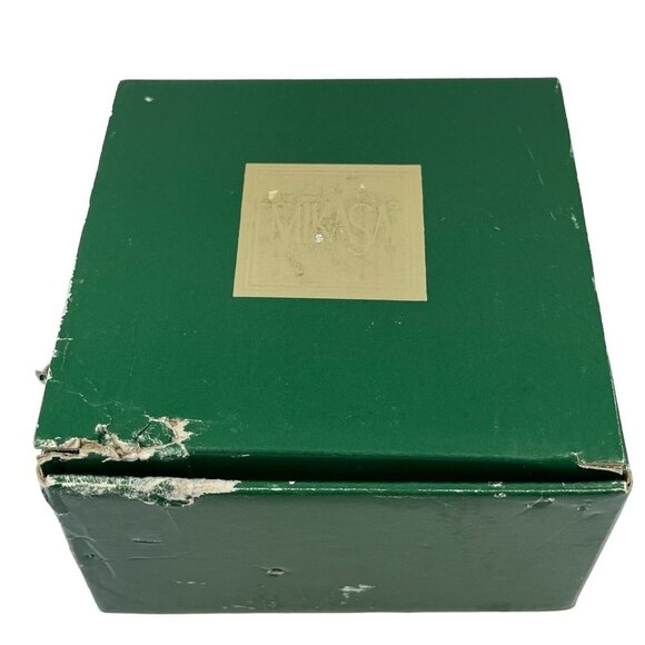 Vintage Mikasa Santas Glow Christmas Candy Dish Lidded Trinket Box‎ Japan FX077 - Picture 13 of 13